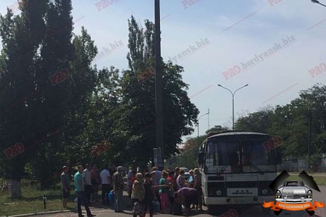 Авария в Бердянске: столкнулись пассажирский автобус и Range Rover