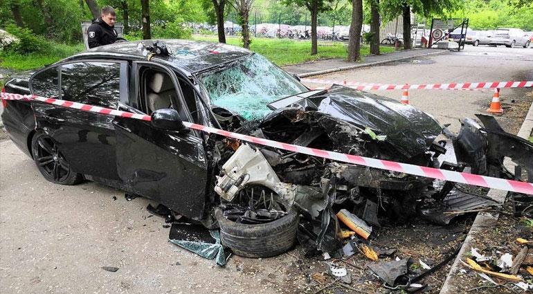 ДТП в Краматорске: водитель BMW скрылся с места происшествия
