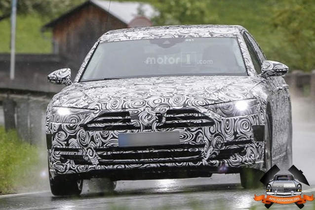 Audi A8 нового поколения вывели на дорожные тесты