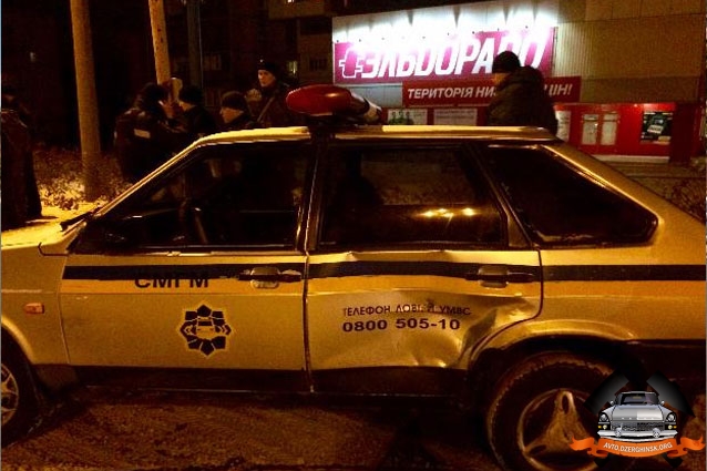 В Константиновке в ДТП попала патрульная служба