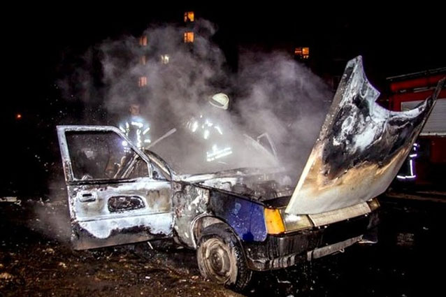 В Житомире взорвалось авто после заправки газом